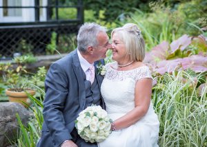 horton grange wedding bride and groom