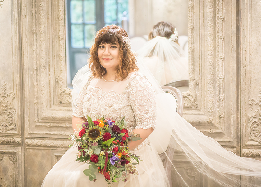 bride sitting