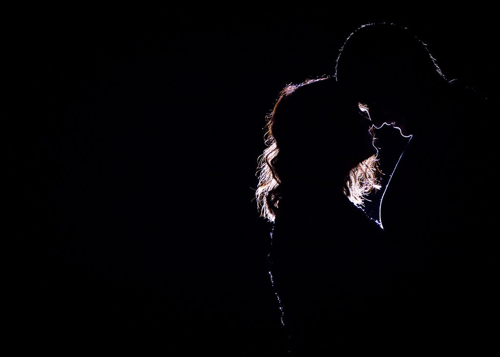 silhouette wedding jesmond dene