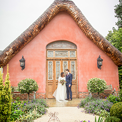 wedding photograph at le petit chateau otterburn