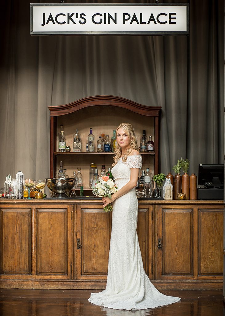 wylam brewery bride at gin bar