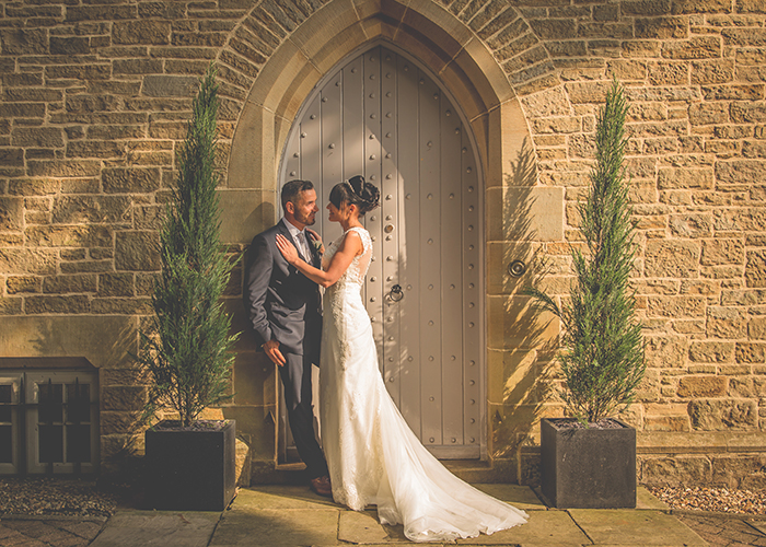 Old vicarage castleside wedding photography