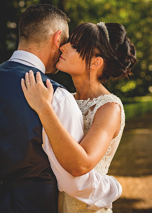 old vicarage castleside durham wedding portrait