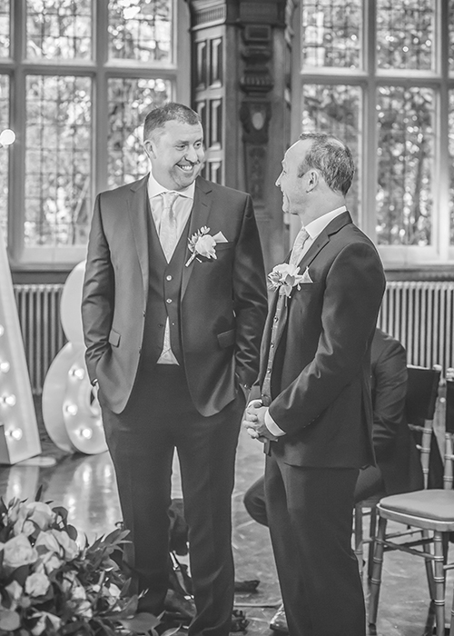 jesmond dene house wedding best man and groom