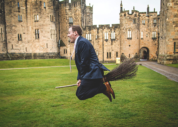 guest flying broomstick